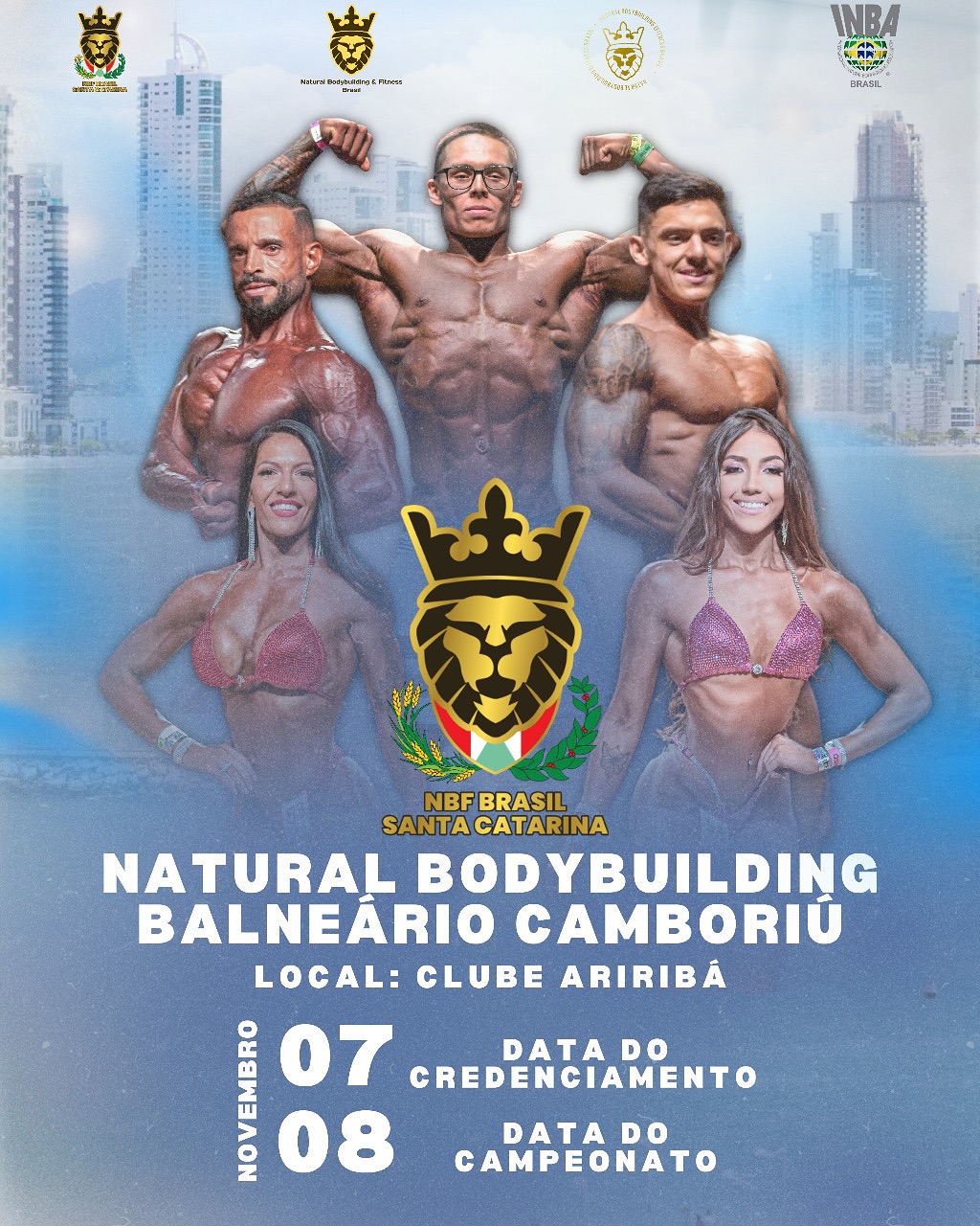1º Campeonato Natural Bodybuilding Balneário Camboriú – Ingressos